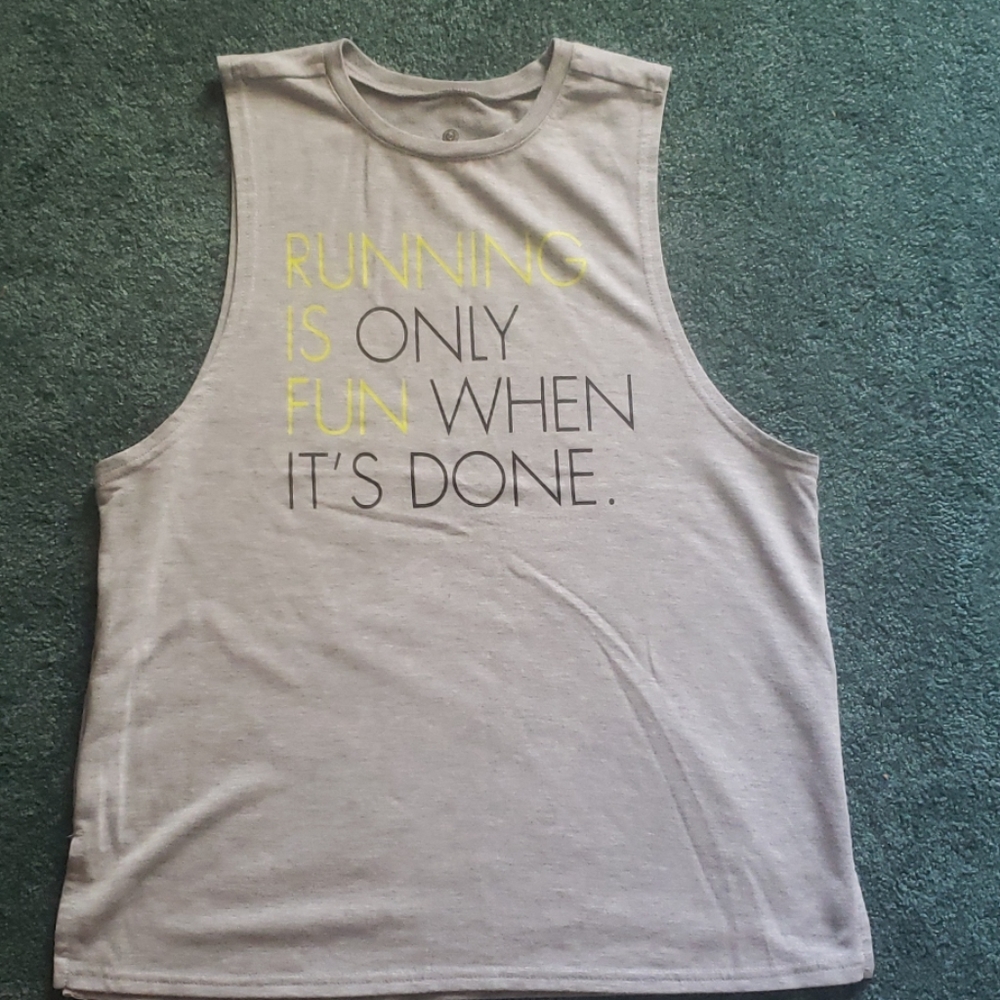 Run sleeveless tank